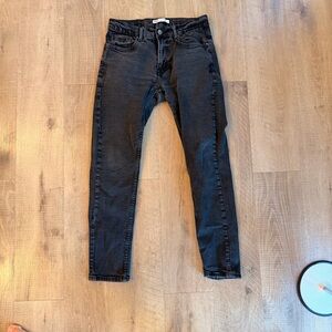 Zara Black Skinny Jeans Men’s Size 32 Slim Stretch Denim